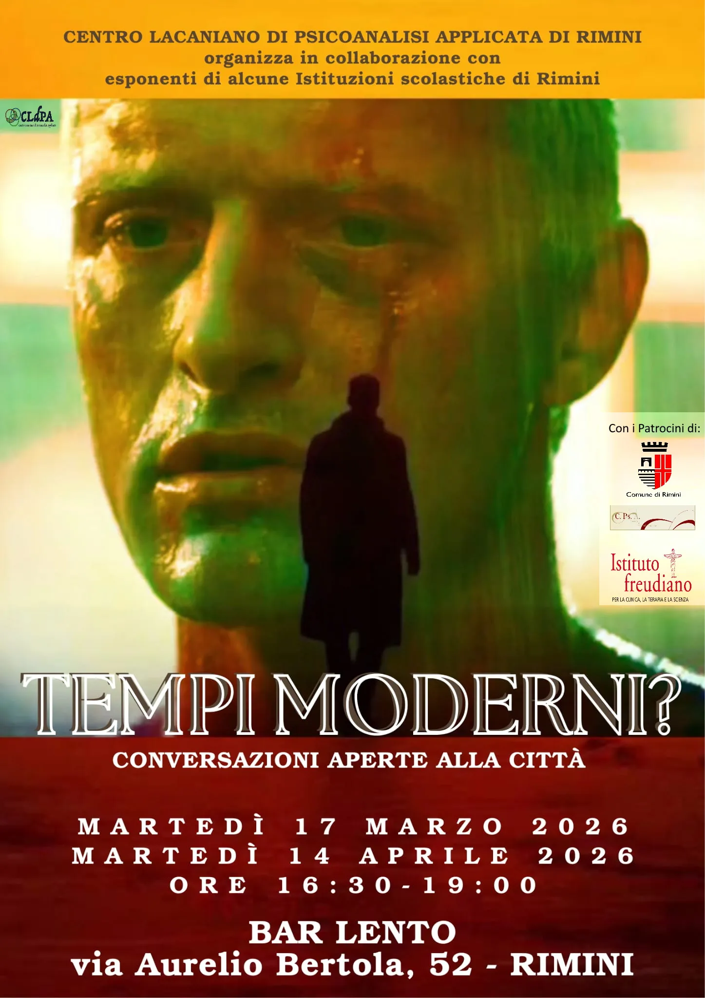 Tempi moderni: cicli di incontri a Rimini sulla psicoanalisi e l'attualità Tempi moderni: cicli di incontri a Rimini sulla psicoanalisi e l'attualità