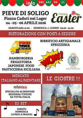 Happy Easter Street Food Festival 2026 a Pieve di Soligo