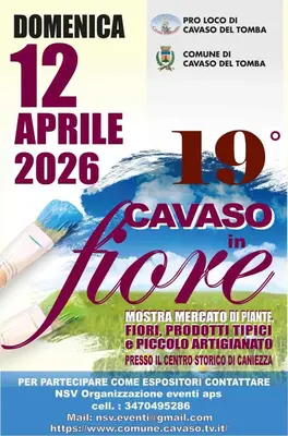 Cavaso in Fiore 2026: mostra mercato di piante e artigianato nel borgo di Caniezza