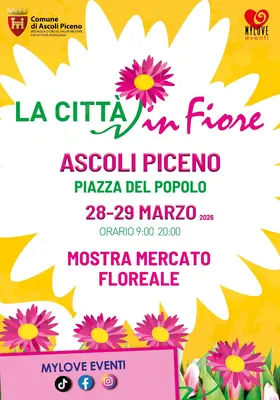 La Citt&agrave; in Fiore 2026: mostra mercato floreale ad Ascoli Piceno