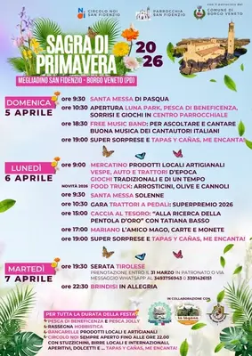 Sagra di Primavera a Megliadino San Fidenzio: un evento tra fede e tradizione