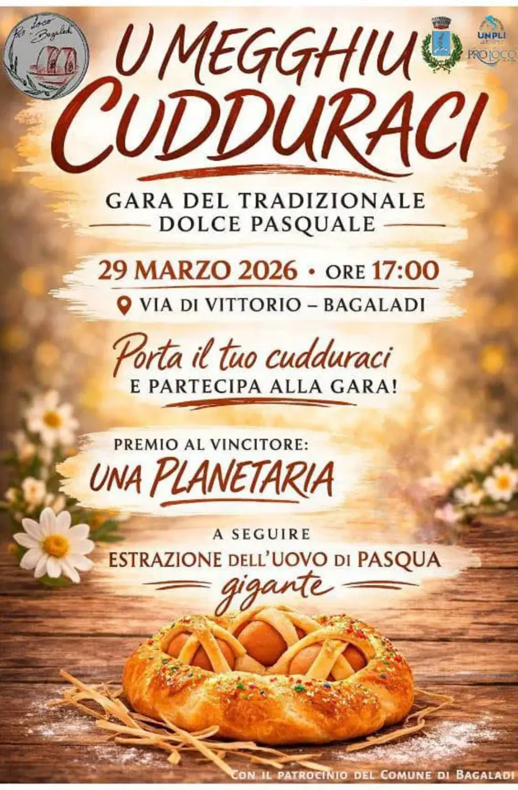 U Megghiu Cudduraci 2026: la sfida del dolce pasquale nel cuore di Bagaladi U Megghiu Cudduraci 2026: la sfida del dolce pasquale nel cuore di Bagaladi