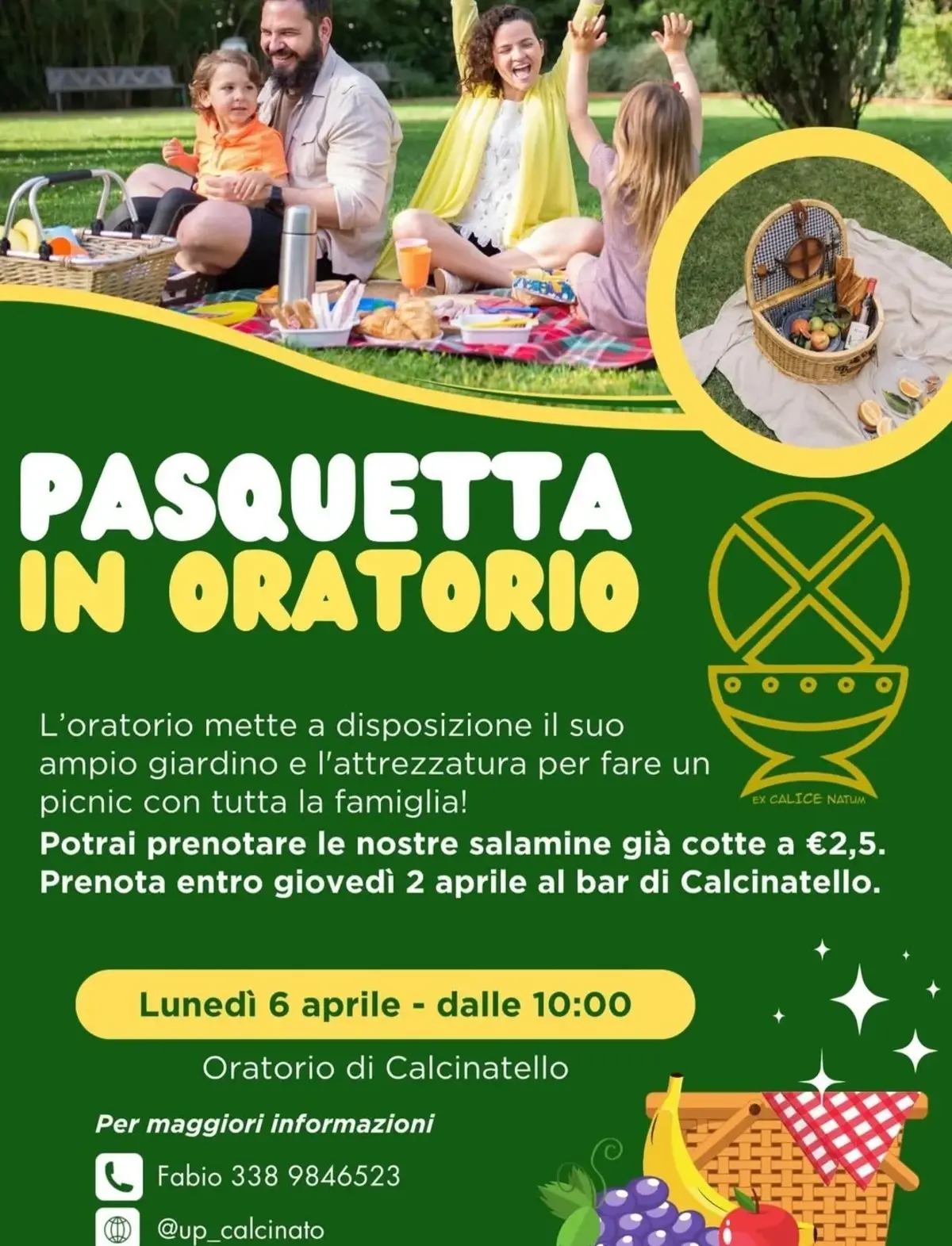 Pasquetta in Oratorio a Calcinatello: un ritorno alla convivialità autentica Pasquetta in Oratorio a Calcinatello: un ritorno alla convivialità autentica