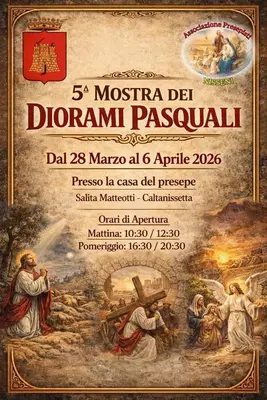 5&ordf; Mostra dei Diorami Pasquali a Caltanissetta: Arte e Tradizione