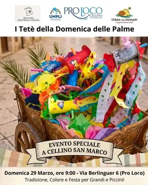 I Tet&egrave; della Domenica delle Palme: tradizione e creativit&agrave; a Cellino San Marco