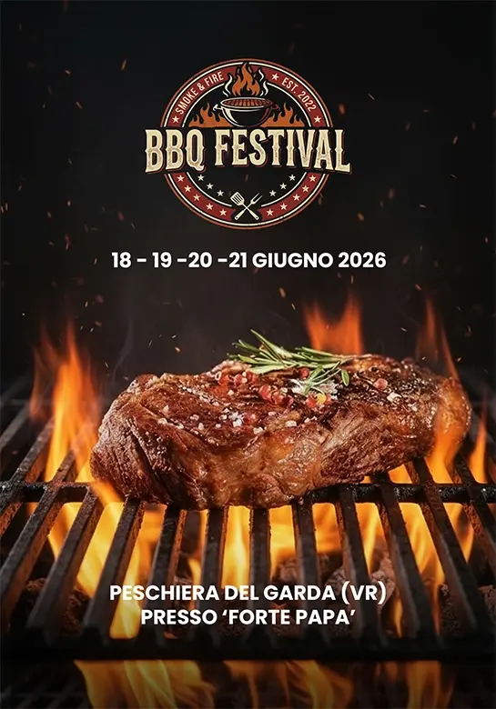 BBQ Festival a Peschiera del Garda: l'arte del fuoco tra le mura di Forte Papa BBQ Festival a Peschiera del Garda: l'arte del fuoco tra le mura di Forte Papa
