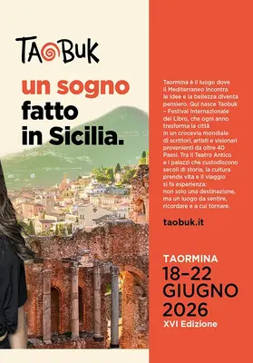 Taobuk 2026: sedicesima edizione del festival letterario di Taormina