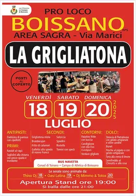 La Grigliatona di Boissano: tradizioni enogastronomiche nel cuore della Liguria