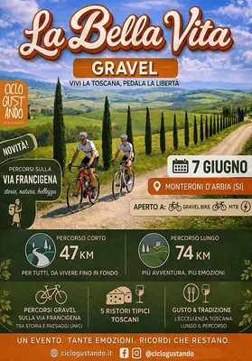 La Bella Vita Gravel: pedalare la storia lungo la Via Francigena